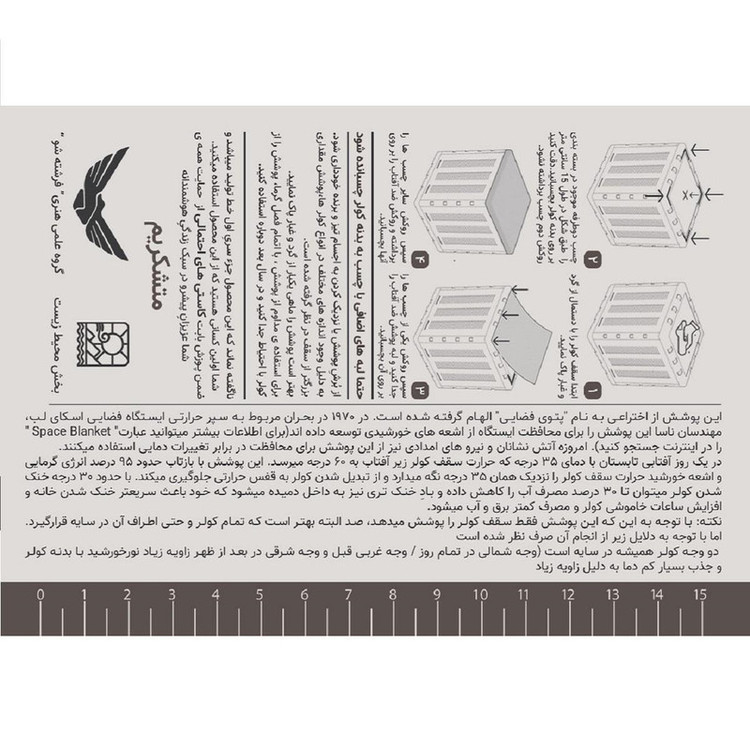 سایبان کولر آبی مدل نانو